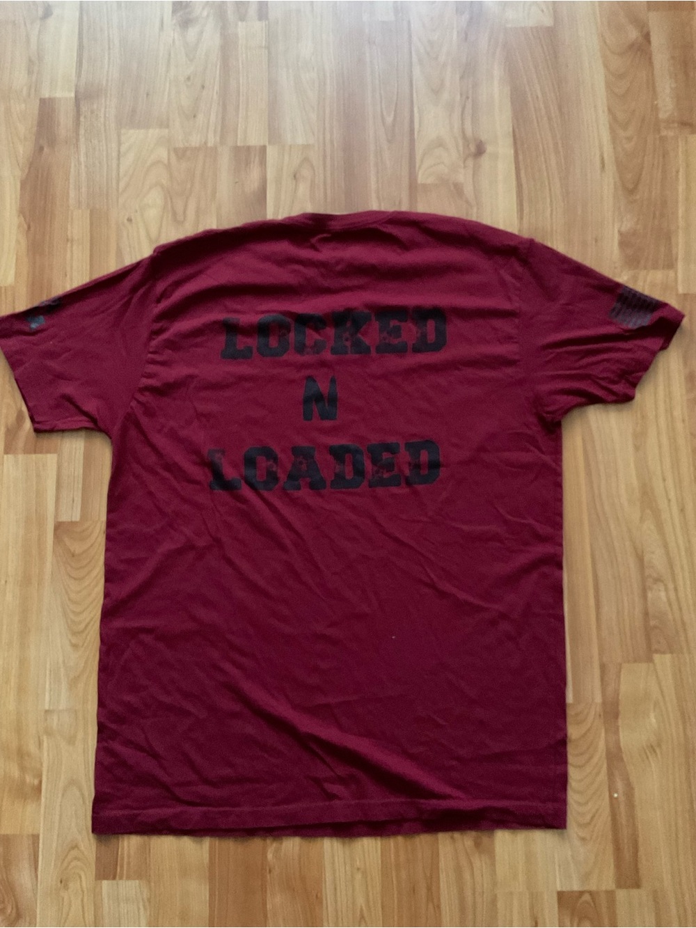 Men's Short Sleeve Tee - Maroon